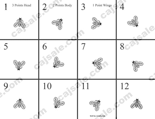 Fly Shoot Target  8.5 x 11